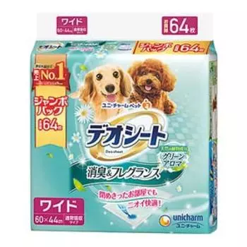 Дезодорант-лист Deo Sheet с ароматом зеленого аромата, широкий, 64 листа x 4 пакета [продажа коробок] &