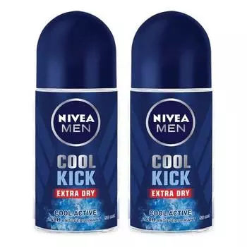Дезодорант Nivea Men Roll-On Cool Kick, 50 мл, 2 шт.
