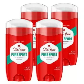 Дезодорант Old Spice Pure Sports High Endurance 85 г x4, 4 шт.