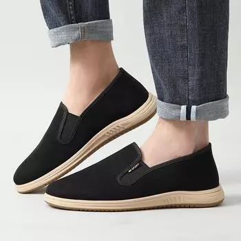 [Дезодорант с эффектом полыни] Старая Пекинская тканевая обувь, мужская повседневная обувь для пап среднего и пожилого возраста, легкая, удобная и дышащая рабочая обувь 38