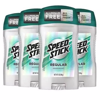 Дезодорант Speed Stick Regular для мужчин 85 г 4 шт. Дезодорант Speed Stick Regular, 4 шт.