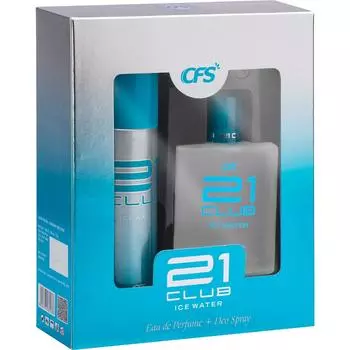 Дезодорант-спрей для тела CFS 21 Club Ice Water и парфюмерная композиция CFS 21 Club Ice Water 100 ML