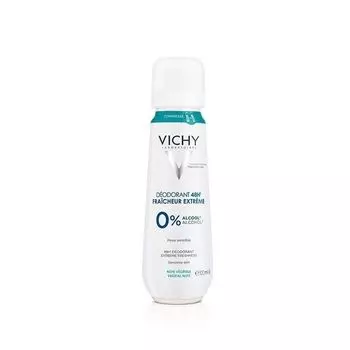 Дезодорант Vichy 48H Freshness Extreme 0% для чувствительной к алкоголю кожи 100мл