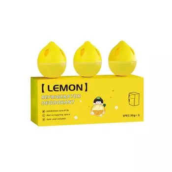 Дезодоратор для холодильника, Дезодоратор для холодильника Эффективнее, чем сода, Поглотитель запаха для холодильника, морозильной камеры и морозильных отделений One Size жёлтый