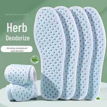 Дезодорирующие полынные впитывающие пот дышащие стельки для комфорта во время военных тренировок и занятий спортом 35 yards