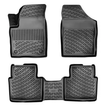 DFSK Seres 3 (After 2021) High-Quality and Durable Rubber Car Floor Mats - Odorless, Non-Slip, Long-Lasting