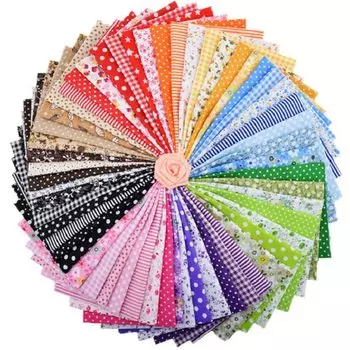 DFsucces Милый полосатый комплект ткани с цветочным декоративным лоскутным узором, разноцветная ткань, хлопок, набор, 56, узор, 100% хлопок, ткань, скандинавский,