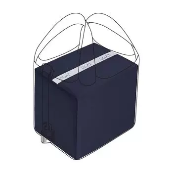 DGAZ Bag Pillow Bag Shaper Prevents Shape Pillow Shaper Применимо к Для Пикотин Пикотин18/22/27Bags (Синяя ночь, PC22)