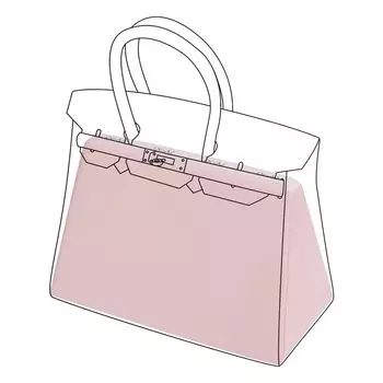 DGAZ Bag Pillow Bag Shaver Предотвращает деформацию Bag Shaper Подушка Shaper Подходит для сумок Birkin 25/30/35/40 (Розовый, BK35)