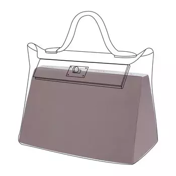 DGAZ Сумка Подушка Сумка Формирователь Предотвращает Форму Подушка Формирователь Kelly2424 kelly2424 Сумки мини/29/35 (Конжак фиолетовый, 2424-мини)