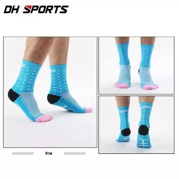 Dh Sports женские спортивные носки для горного велосипеда Guy Funky Road Bike нейлоновые полосатые носки для бега на велосипеде Crazy Dot Mountain Bicycle