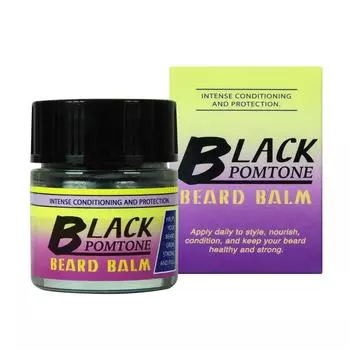 DHI Black Pomtone Beard Balm для мужчин и женщин, бороды, бровей, бакенбардов, роста волос, питательный крем-эссенция для волос, 15 г, 1 шт.