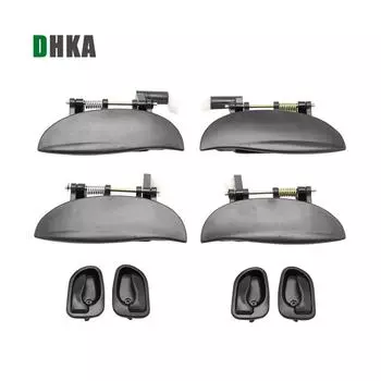 Dhka Внешняя наружная и внутренняя ручка двери для Hyundai Atos 1997-2005 OEM 82650-02100 82660-02100 83650-02100 8PCS A CAR SET