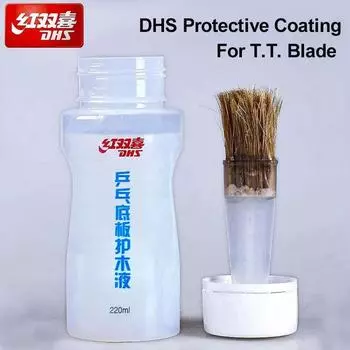 DHS Table Tennis Blade Protector Solution 220 мл Защитное покрытие для лезвий для пинг-понга Предотвращение повреждений 220ml