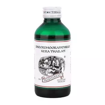 Дхурдхурапатхради Кера Тайлам: масло для волос (200 мл), Dhoordhoorapathradi Kera Thailam, Kairali 13.75
