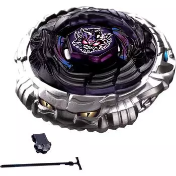 Diablo Nemesis + Launcher Волчок для Metal Fusion 4d Fury Arena BB122 чёрный/серебряный