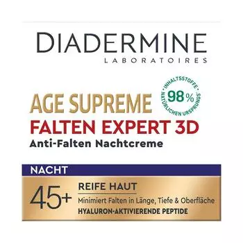 Diadermin Night Cream Anti-Wrinkle Age Supreme Expert 3D, 50ml