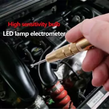 Диагностические инструменты DC 6 В 12 В 24 В Медь Авто Автомобильный Свет Тестер Цепи Лампа Испытание Напряжения Ручка Детектор Зонд Тест Световой Системы