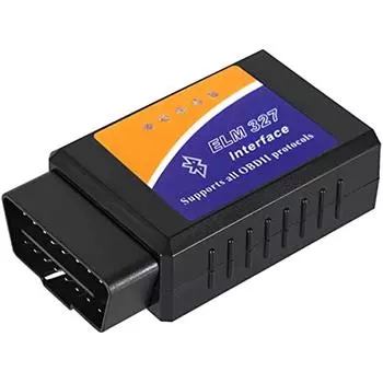 Диагностический инструмент Obd2 Bluetooth 5,0 Obd2 Elm327 Автомобильный диагностический инструмент Сканер считыватель кодов для Ios Android Windows Obdii Диагностические инструменты Чтение автомобильного кода 7x4x2cm