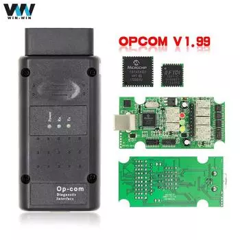 Диагностический инструмент OPCOM 2014V для автомобилей Opel OP COM V1.99 Диагностический кабель OBD2 OPCOM V5 18F45K80 Чип FTDI FT232RQ