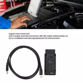 Диагностический интерфейс CAN BUS для OPCOM OBD2, автомобильный сканер, считыватель кодов PIC18F458, замена чипа для Opel