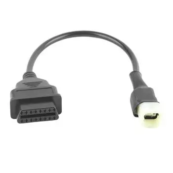 Диагностический кабель адаптера OBD2 на 4 контакта для обнаружения неисправностей мотоциклов, подходит для мотоциклов или