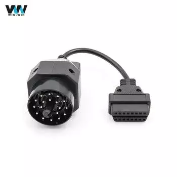 Диагностический кабель BMW, 20-контактный 16-контактный разъем OBD, кабель OBD2, 20-контактный 16-контактный удлинительный адаптер для старого автомобильного кабеля BMW