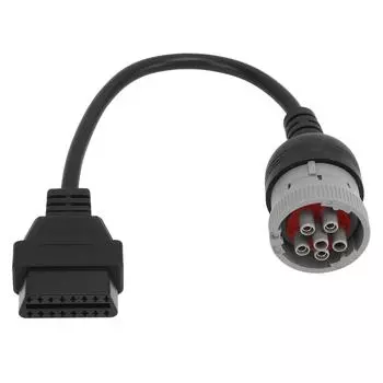 Диагностический кабель OBD1 - OBD2 с 6 контактами на 16 контактов, диагностический сканер-конвертер для тяжелых грузовиков J1708