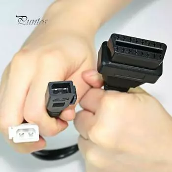 Диагностический кабель OBD2 16-контактный разъем «папа-мама»