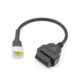 Диагностический кабель OBD2 для мотоцикла, разъем OBD2, мотоцикл, мотобайк, YAMAHA, HONDA, удлинительный кабель Moto OBD 2