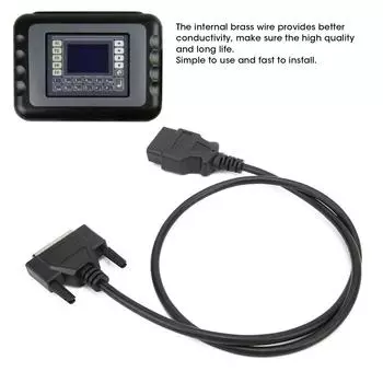 Диагностический кабель OBD2 Male to DB25 Male, адаптер 16Pin 102 см/40 дюймов, замена для SBB V33 Key Programmer