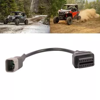 Диагностический кабель OBD2 с 16 контактами на 6 контактов, адаптер разъема OBD2, жгут проводов адаптера OBDII для Bombardier