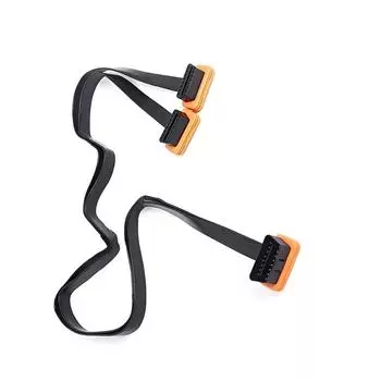 Диагностический кабель Пластиковые инструменты для ремонта Удлинительные кабели Разъем OBD 2 чёрный