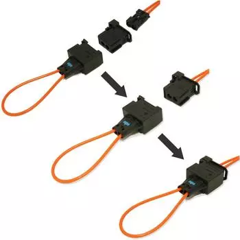 Диагностический комплект системы MOST. Обход оптоволоконной петли. Штекер и розетка.