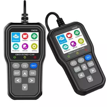 Диагностический сканер кодов автомобиля Check Engine On-BD2 Code Reader Live Data Automotive On-BD2 Code Reader Считывание и удаление кодов неисправностей серый