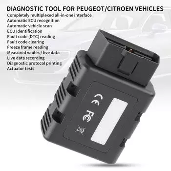Диагностическое программирование OBD2 Scantool Bluetooth-интерфейс Распознавание ЭБУ для Peugeot/Citroen