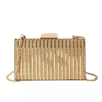 Диагональная цепочка маленькая квадратная сумка женская легко взять сетку, чем железная сетка ручная обеденная сумка сумка через плечо серебряный