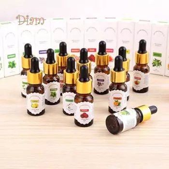 Diahy 10 мл/бутылка натуральное эфирное масло ароматерапия для ароматической лампы увлажнитель аксессуары one size