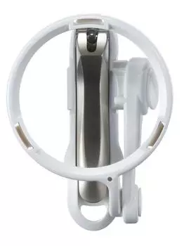 Diameter 70mm Stainless steel nail clipper with magnifying glass QQ-02