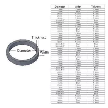 Диаметр 15 мм-60 мм белые эластичные резинки растягивающиеся прочные резиновые кольца для офиса школы дома 100Pcs