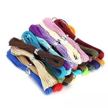 Диаметр 1 мм, 10 м, полиэстеровый вощеный шнур, проволока, ювелирные изделия, аксессуары для рукоделия «сделай сам»