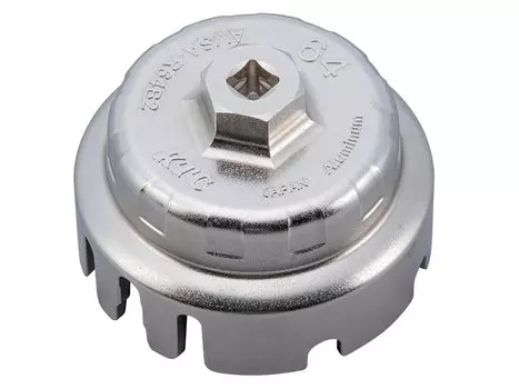 Диаметр ключа для масляного фильтра Kyoto Machinery Tools для замены фильтровальной бумаги (КТК) [Внутренний 81] AVSA-R64B2 серебряный