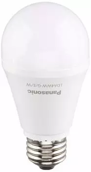 Диаметр основания светодиодной лампы Panasonic эквивалентен 40 тепло-белым эквивалентам общего освещения, широкое распределение света, совместимо с наружным освещением, совместимо с