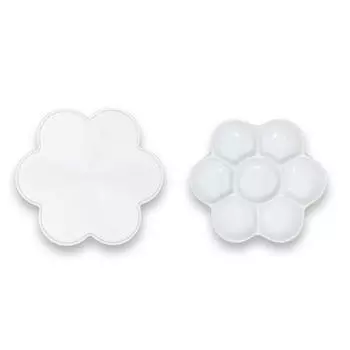 Диаметр сливы для краски с крышкой из ПС, пластина, керамика, 120 мм, белый