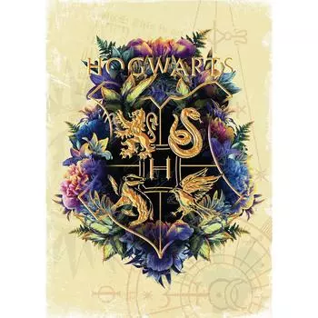 Diamond Art Club Hogwarts Crest FINE Oddities Алмазная картина x см x 61 - набор, бежевый, 17 24 (43 см)