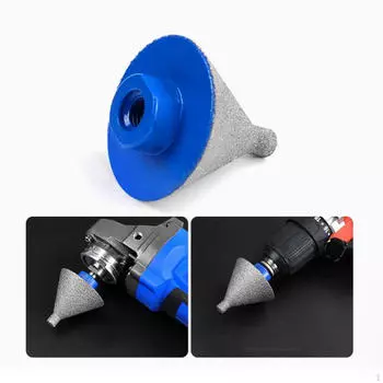 Diamond Beveling Chamfer Bit Countersink Wear Resistant Hole Enlarging Trimming for 38MM