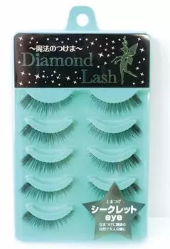 Diamond Lash 5 пар верхних ресниц Для зрелых глаз, которые сливаются с вашими собственными [Secret eye] (для ресниц) натуральные, ресницы...