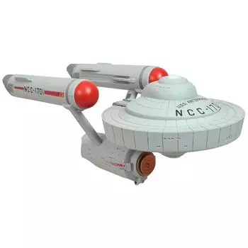 diamond select star trek TOS USS enterprise NCC-1701 w/Captain Kirk Minimates deformed version Painted finished product DC17852