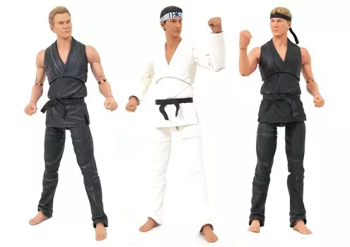 DIAMOND SELECT TOYS San Diego Comic Con 2021 Limited Cobra Kai Deluxe Action Figure Box Set Multicolor