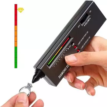 Diamond Tester High Accuracy Diamond Tester Pen Jewelry Diamond Tester Professional Diamond Selector Diamond Tester Kit чёрный